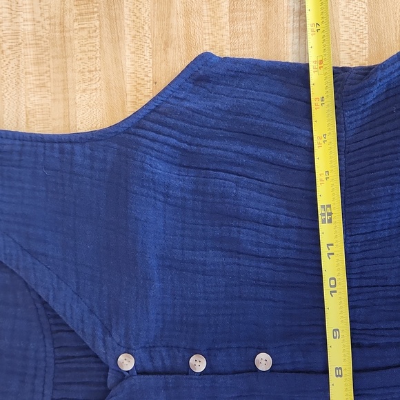 BEACHLUNCHLOUNGE Lexa Midi Dress Navy, size M - Picture 9 of 13